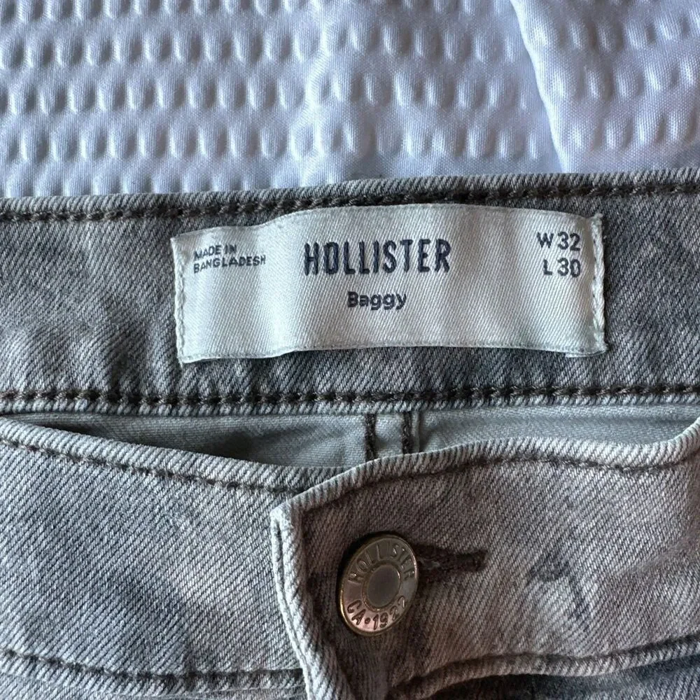 Hollister Super Baggy Camo Jeans Men's W32 L30 Realtree